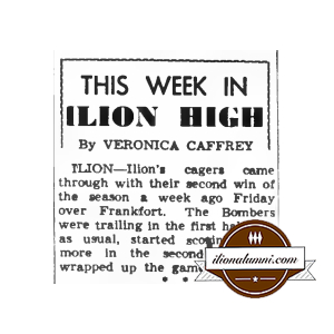 Herkimer Evening Telegram - This Week In Ilion High By Veronica Caffrey - 1957