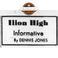 Herkimer Evening Telegram - Ilion High Informative - By Dennis Jones - November 17, 1962 - 1963