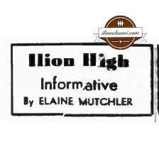 Herkimer Evening Telegram 1964 Ilion High Informative By Elaine Mutchler - June 6, 1964