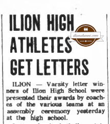 Herkimer Evening Telegram - Seven Ilion Students Get Commendation - IHS 1966