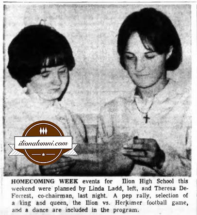 Herkimer Evening Telegram - Homecoming Set At Ilion High  - Class 196