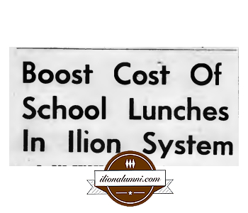 Herkimer Evening Telegram - Boost Cost Of School Lunches - IHS 1970