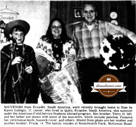 Herkimer Evening Telegram - Karen Gollegly - Class of 1974