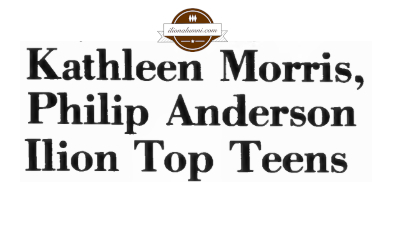 Herkimer Evening Telegram - Kathleen Morris, Philip Anderson - Class of 1974