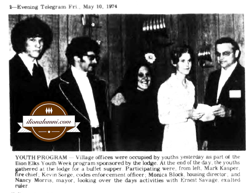 Herkimer Evening Telegram - Ilion Youth Day - 1974
