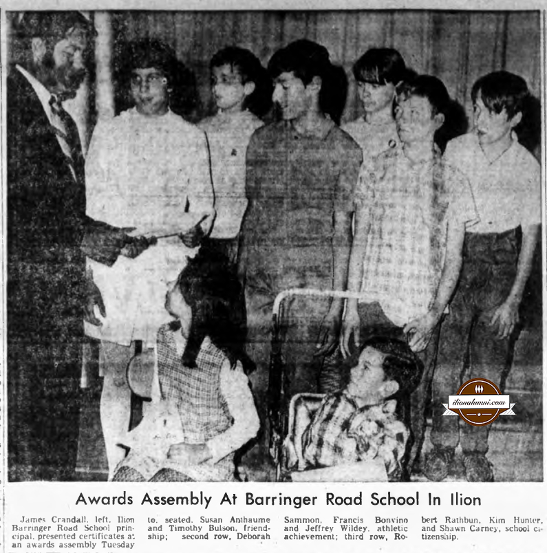 Herkimer Evening Telegrams - Ilion High - Awards Assembly At Barringer Road School In Ilion - 1977