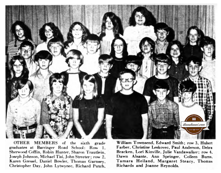 Herkimer Evening Telegram - Sixth Grade Graduation - Barringer Road School - 1978