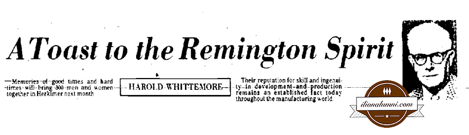 Utica Observer - A Toast to the Remington Spirit - Class of 1979