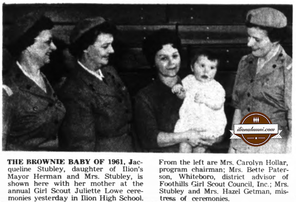Herkimer Evening Telegram - The Brownie Baby of 1961 - 1980