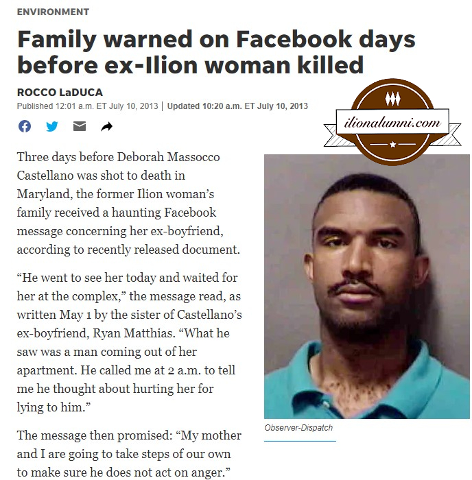 Herkimer Evening Telegram - Family Warned on Facebook days before ex-Ilion woman killed - 1983