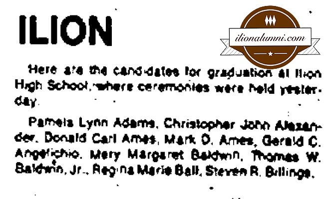 Utica Observer Dispatch 1988 IHS Graduation