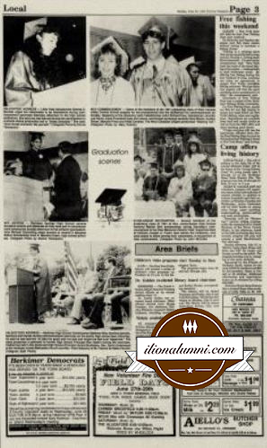 Herkimer Evening Telegram 1991 IHS Graduates